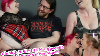 Notgeile AO Clubbitch! Erst Ihn aufgerissen & vor den Augen seiner Freundin blank gefickt!