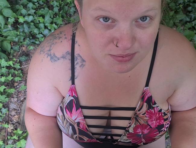 Outdoor blow job im Urlaub