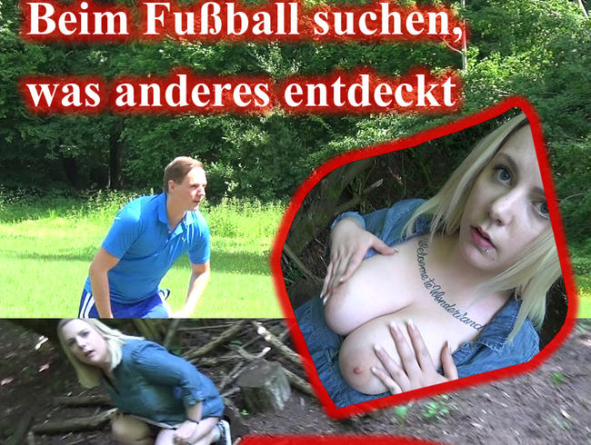 Spontaner Dreier beim Fußball suchen