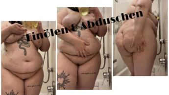 Einölen in der Dusche & Abduschen ?? BBW