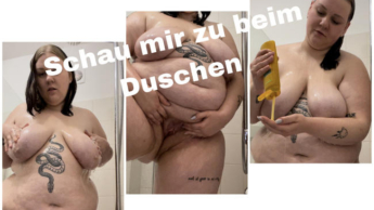 Ich nehme dich mit beim Duschen ?? BBW