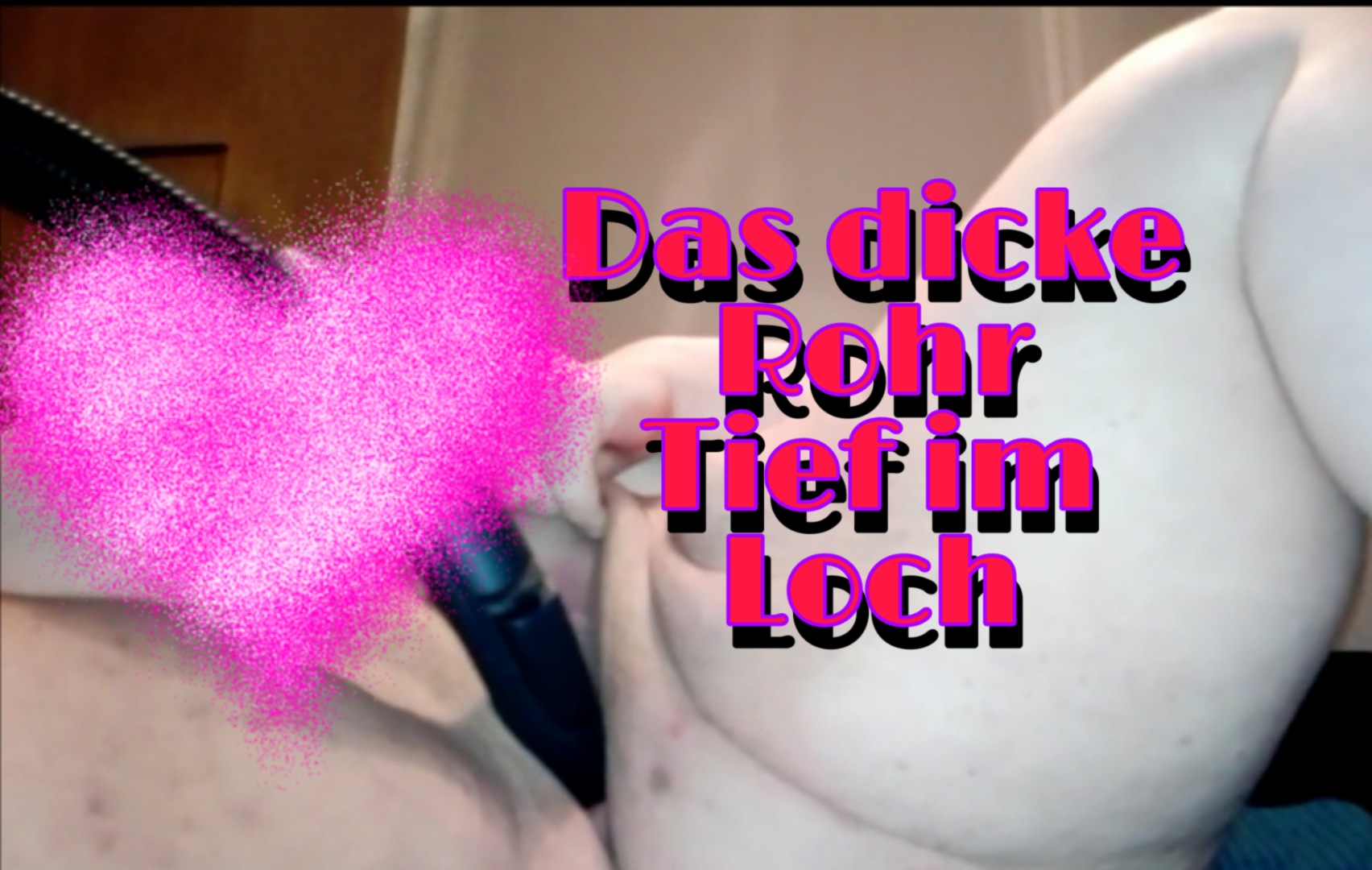 Erst die Flasche Dan der Staubsauger