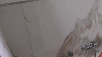 Ich beim Baden nach dem ich angepisst würde