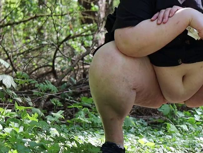 pissen im Wald….