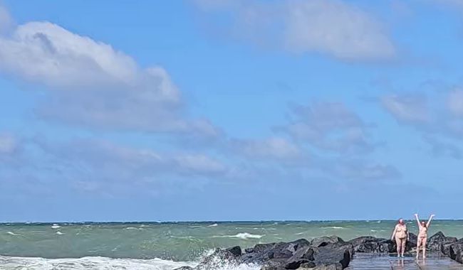 was für ein Tag am Strand….
