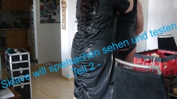 Sklave will Spielsachen sehen und testen – Teil 2