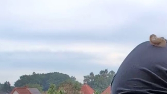nasser Orgasmus auf dem Balkon…