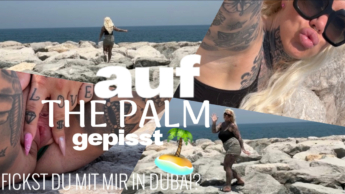 auf THE PALM gepisst dein Schwanz schon ganz hart