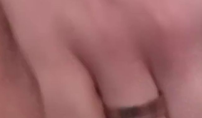 Selbstberiedigung in Nahaufnahme