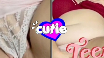 MOLLIGE TEENYFOTZE BESORGT ES SICH SELBST